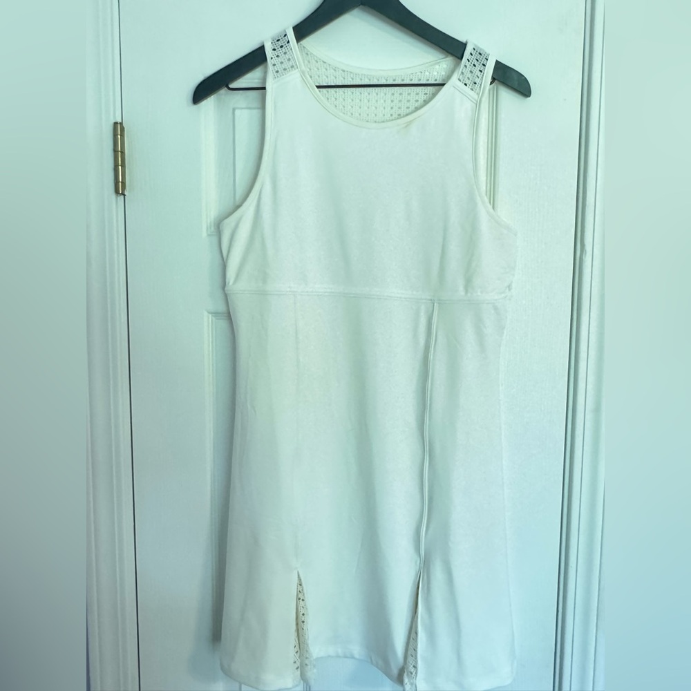 Tuckernuck Cream Lace Detail Tennis/Athletic Dress
